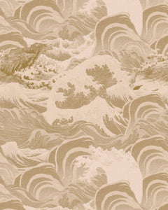 Mind the Gap Wallpaper Mind The Gap   SEA WAVES Taupe   (WP30062)