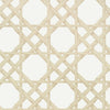 Thibaut Wallpaper RENAISSANCE - Metallic on Dark Brown