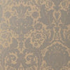 Thibaut Wallpaper DREXEL - Silver on Taupe