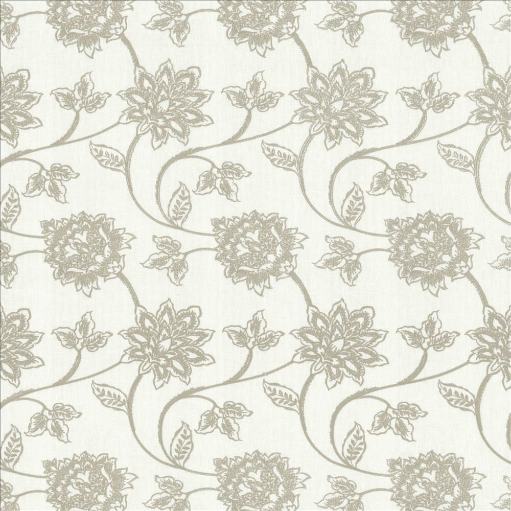 Serena Sterling by Kasmir Designer Fabric 1451 70% Polyester
30% Cotton
 INDIA </p><p>Repeat: Horizontal: 12 7/8 inches and Vertical: 18 5/8 inches 54 - Swanky Fabrics -