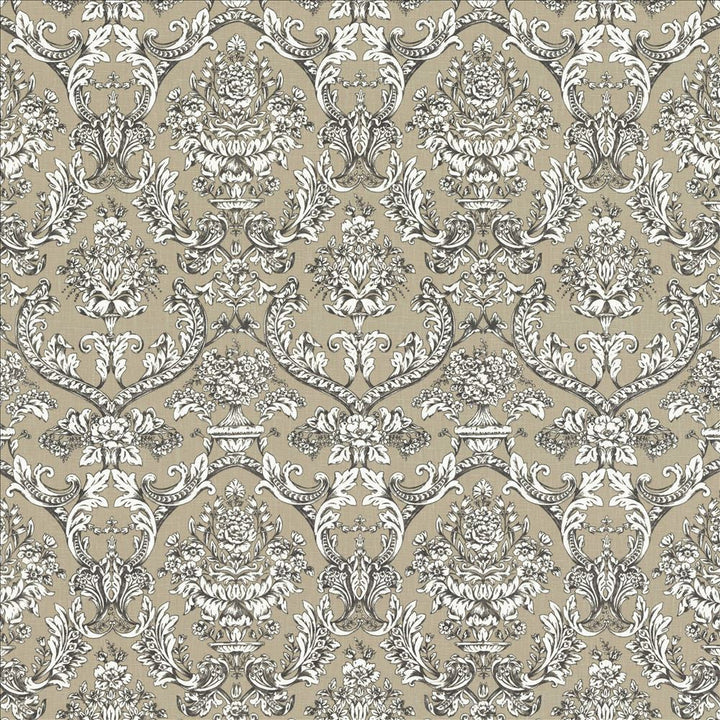 Shallows Grey by Kasmir Designer Fabric 1462 92% Ramie
8% Cotton
 FRANCE 10,000 Martindale Cycles </p><p>Repeat: Horizontal: 13 6/8 inches and Vertical: 24 6/8 inches 59 - Swanky Fabrics -