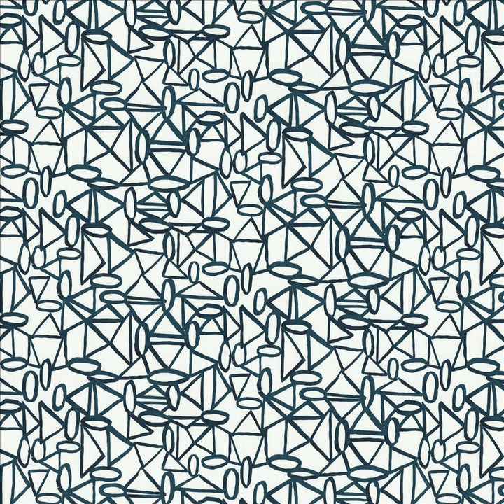 Shape Up Denim by Kasmir Designer Fabric 1454 100% Polyester
 CHINA </p><p>Repeat: Horizontal: 26 6/8 inches and Vertical: 13 2/8 inches 54 - Swanky Fabrics -