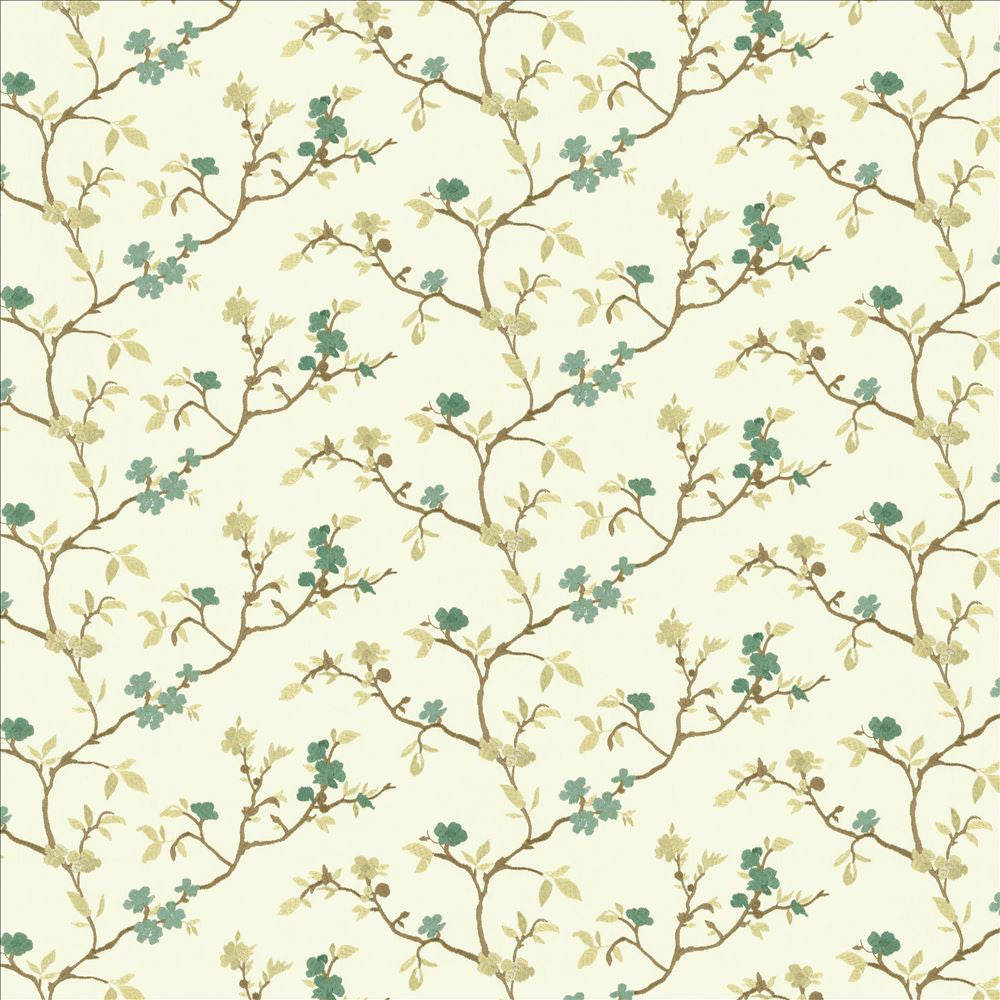 Shyla Topaz by Kasmir Designer Fabric See sample 52% Cotton
48% Polyester
 INDIA 30,000 Wyzenbeek Double Rubs </p><p>Repeat: Horizontal: 26 inches and Vertical: 6 1/8 inches 54 - Swanky Fabrics -