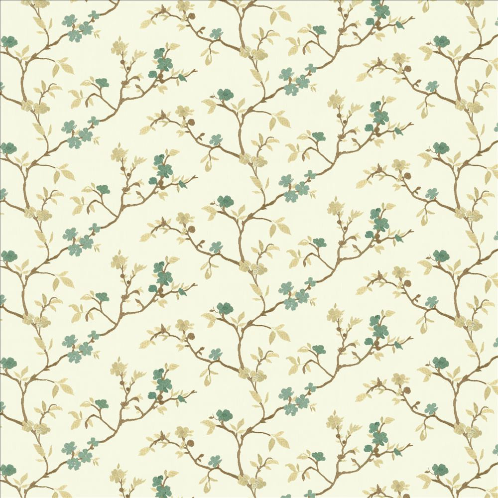 Shyla Topaz by Kasmir Designer Fabric 5156 52% Cotton
48% Polyester
 INDIA </p><p>Repeat: Horizontal: 26 inches and Vertical: 6 1/8 inches 54 - Swanky Fabrics -