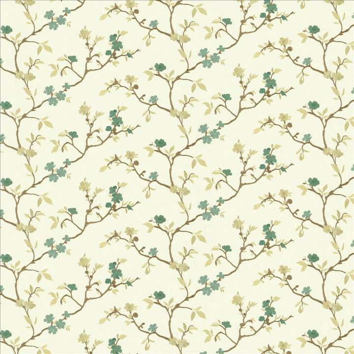 Shyla Topaz  by Kasmir Designer Fabric 5156 52% Cotton
48% Polyester
 INDIA 30,000 Wyzenbeek Double Rubs Horizontal: 26 inches and Vertical: 6 1/8 inches 54  - Swanky Fabrics -