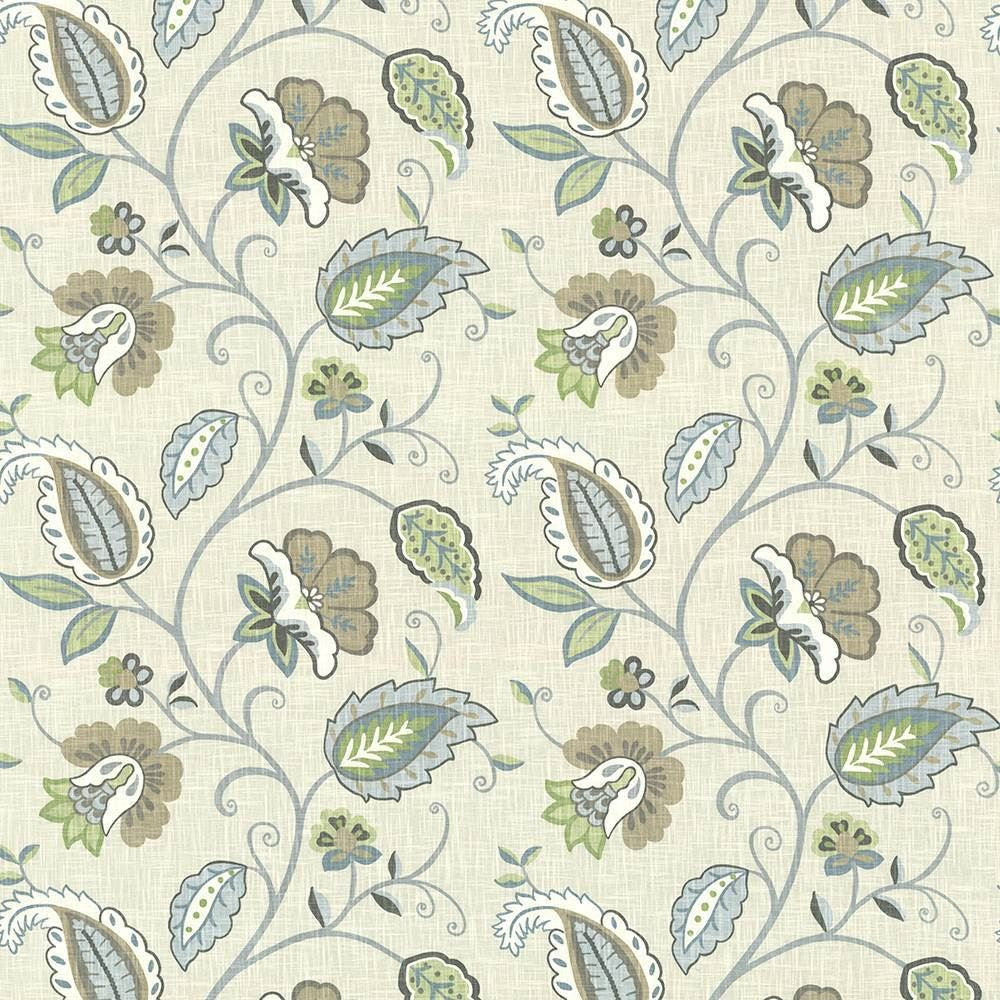 Sorellina Cardamom by Kasmir Designer Fabric 5062 100% Cotton USA 15,000 Wyzenbeek Double Rubs Horizontal: 27 inches and Vertical: 25 2/8 inches 54 - Swanky Fabrics -