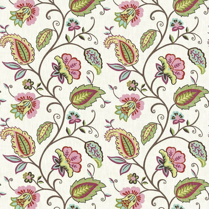 Sorellina Rose by Kasmir Designer Fabric 5064 100% Cotton
 USA 15,000 Wyzenbeek Double Rubs </p><p>Repeat: Horizontal: 27 inches and Vertical: 25 2/8 inches 54 - Swanky Fabrics -