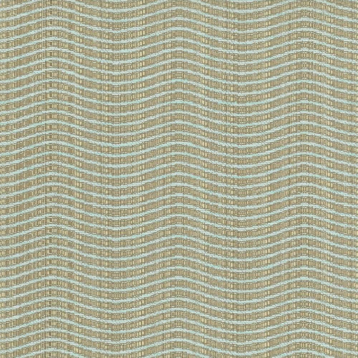 Sound Wave Spa by Kasmir Designer Fabric See sample 100% Polyester
 CHINA 15,000 Wyzenbeek Double Rubs </p><p>Repeat: Horizontal: 3 6/8 inches and Vertical: 3/8 inches 56 - Swanky Fabrics -