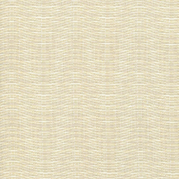 Sound Wave Vanilla by Kasmir Designer Fabric 1437 100% Polyester
 CHINA </p><p>Repeat: Horizontal: 3 6/8 inches and Vertical: 3/8 inches 56 - Swanky Fabrics -