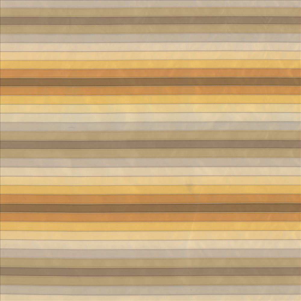 Spectrum Stripe Gold Rush  by Kasmir Designer Fabric 1434 100% Polyester
 USA 18,000 Wyzenbeek Double Rubs Horizontal: N/A and Vertical: 10 2/8 inches 54  - Swanky Fabrics -
