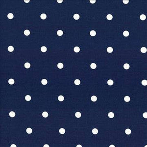 Kasmir Fabric Spit Spot Estate Blue