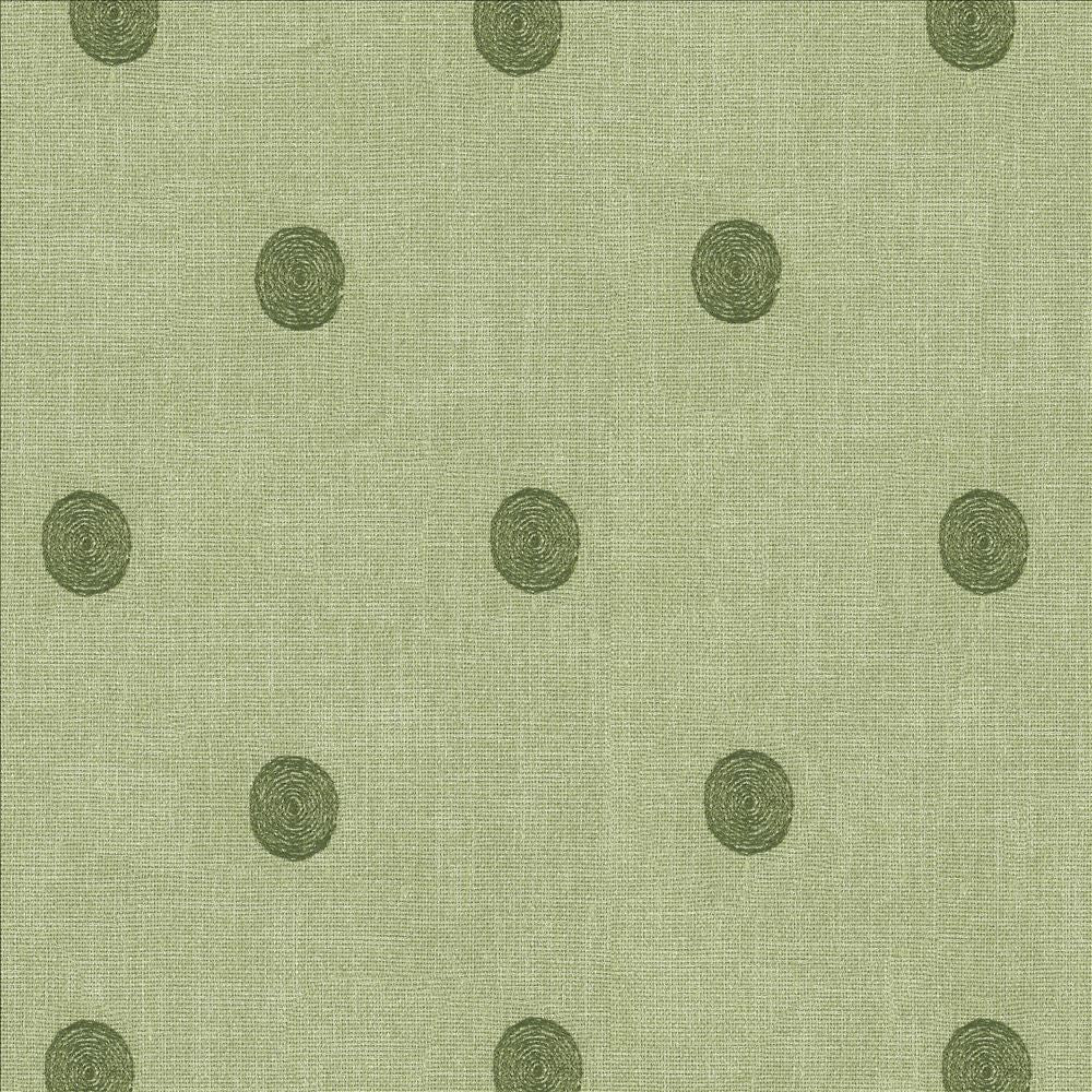 Spot The Dots Aspen by Kasmir Designer Fabric 1442 100% Polyester Embroidery 100% Rayon INDIA 30,000 Wyzenbeek Double Rubs Horizontal: 5 inches and Vertical: 4 2/8 inches 51 - 55 - Swanky Fabrics -