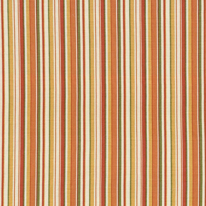Spring Stripe Apricot by Kasmir Designer Fabric 5017 100% Cotton
 PAKISTAN </p><p>Repeat: Horizontal: 5 inches and Vertical: N/A 54 - 55 - Swanky Fabrics -