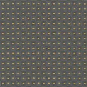 Kasmir Fabric Square Pegs Graphite