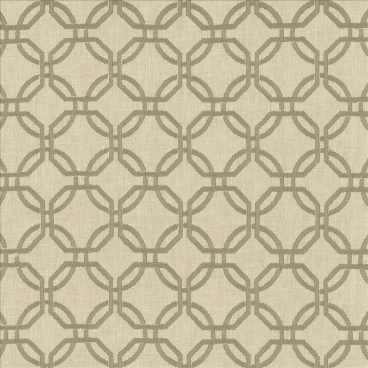 Squircle Silver by Kasmir Designer Fabric 1451 40% Viscose
30% Cotton
30% Polyester
 INDIA </p><p>Repeat: Horizontal: 3 2/8 inches and Vertical: 3 1/8 inches 54 - Swanky Fabrics -
