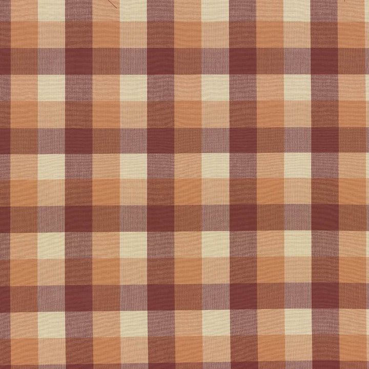 Squire Check Melon by Kasmir Designer Fabric 5070 100% Cotton
 INDIA </p><p>Repeat: Horizontal: 6 6/8 inches and Vertical: 6 6/8 inches 54 - Swanky Fabrics -