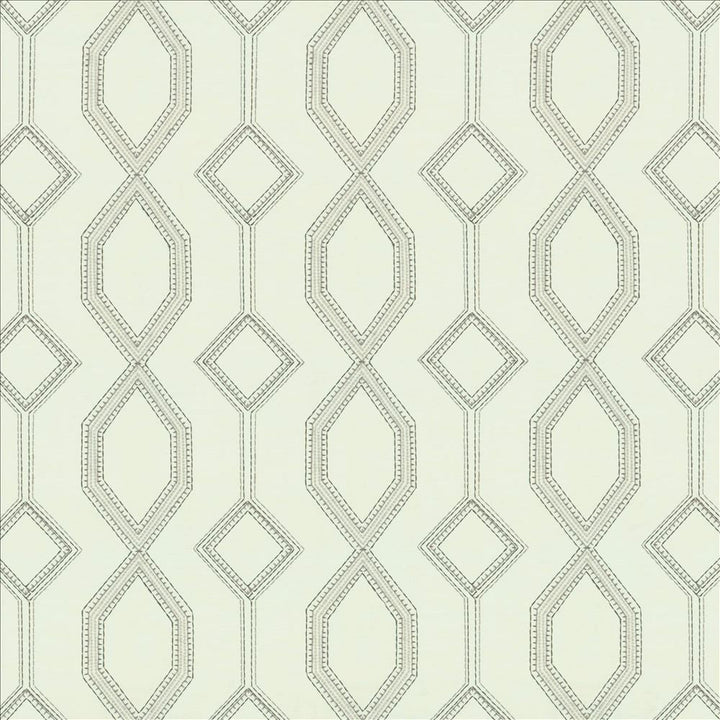 Station Ivory by Kasmir Designer Fabric 5156 100% Cotton INDIA 30,000 Martindale Cycles Horizontal: 8 4/8 inches and Vertical: 7 4/8 inches 54 - Swanky Fabrics -