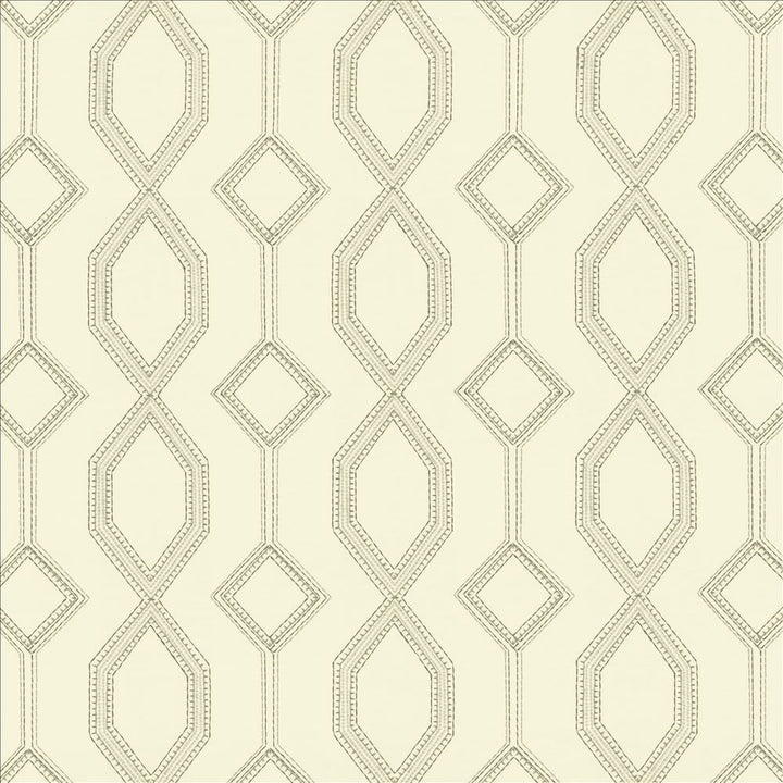 Station Ivory by Kasmir Designer Fabric 5156 100% Cotton
 INDIA </p><p>Repeat: Horizontal: 8 4/8 inches and Vertical: 7 4/8 inches 54 - Swanky Fabrics -