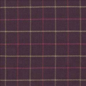 Kasmir Fabric Steinbeck Check Berry
