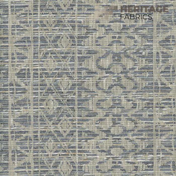 Stonehedge Denim by Heritage Fabric - 76% Polyester 24% Cotton India 9,000 Horizontal: 7.25" and Vertical: 6" 54" - Fabric Carolina -