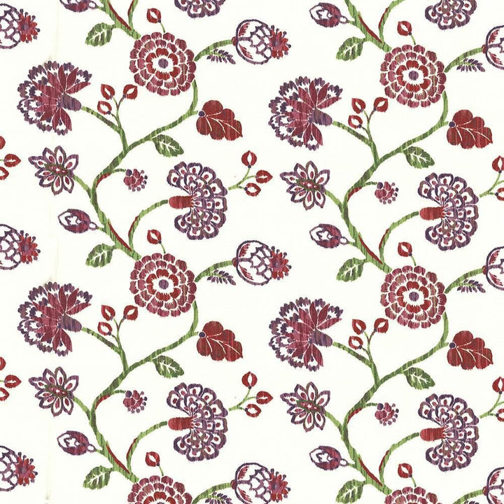 Stoneleigh Crangrape by Kasmir Designer Fabric 1435 100% Cotton
 USA </p><p>Repeat: Horizontal: 27 inches and Vertical: 25 2/8 inches 54 - Swanky Fabrics -