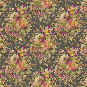 Kasmir Fabric Striking Cindersmoke