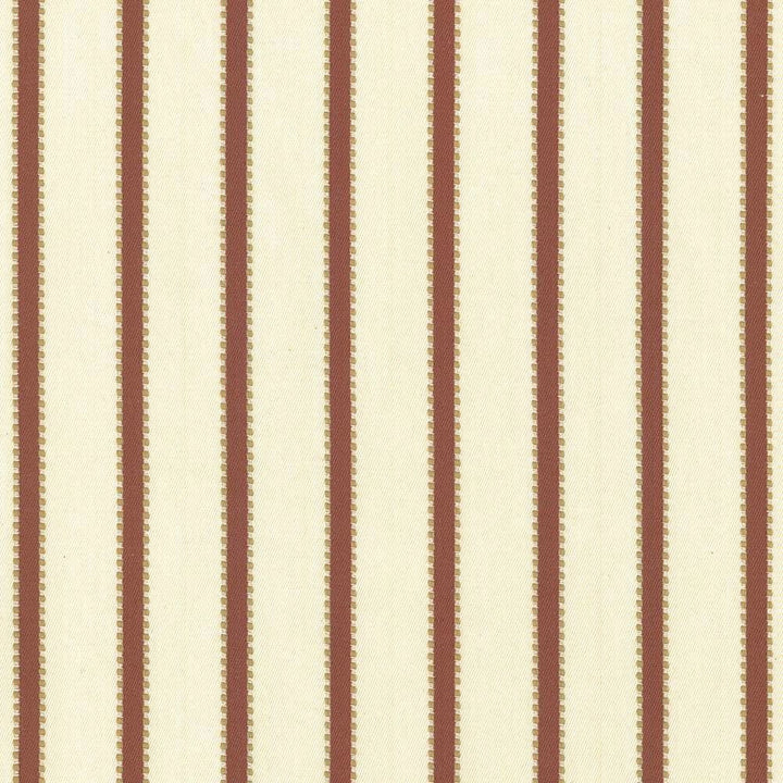 Stripe Delight Cinnabar by Kasmir Designer Fabric 5070 100% Cotton
 INDIA </p><p>Repeat: Horizontal: 1 4/8 inches and Vertical: N/A 55 - 57 - Swanky Fabrics -