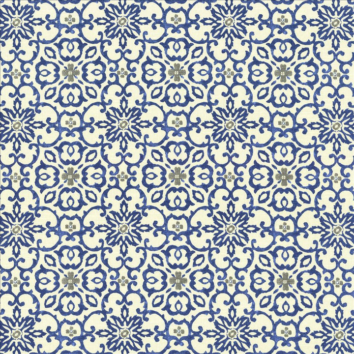 Summerlyn Azure by Kasmir Designer Fabric 5081 100% Cotton
 USA 15,000 Wyzenbeek Double Rubs </p><p>Repeat: Horizontal: 9 inches and Vertical: 9 inches 54 - Swanky Fabrics -