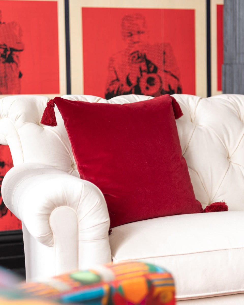 Sunrise Ruby pillow by Mind the Gap (LC40236), view 4
