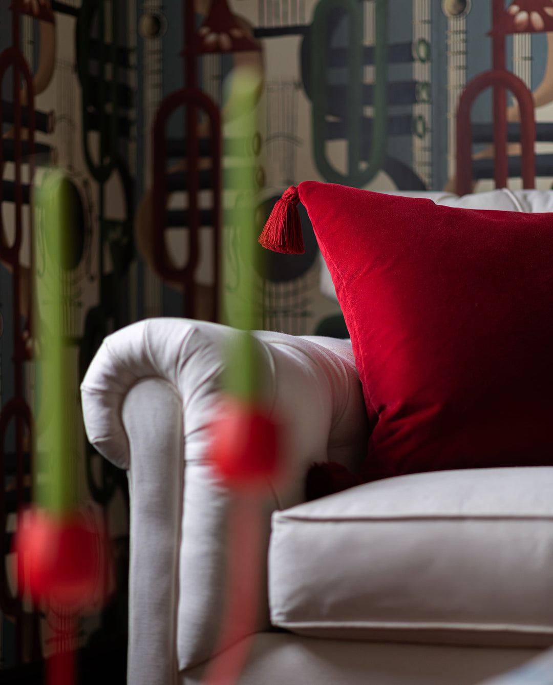 Sunrise Ruby pillow by Mind the Gap (LC40236), view 5