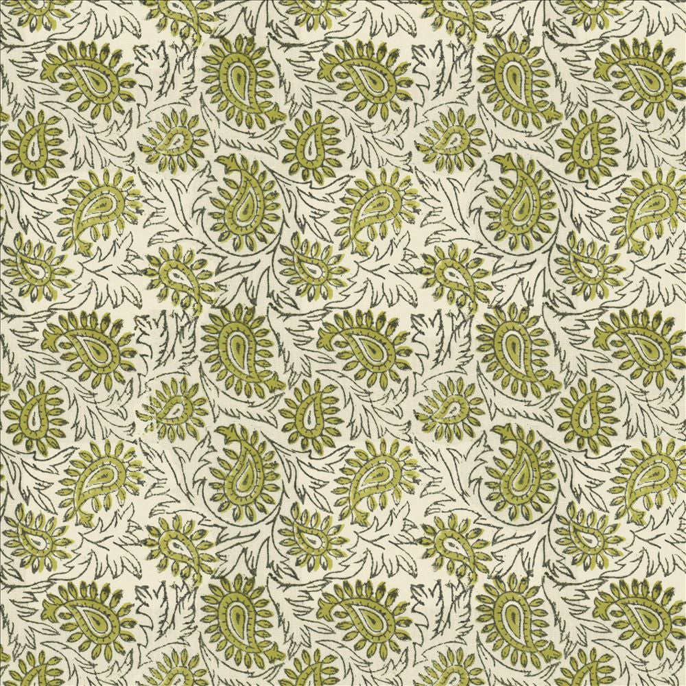 Swansea Leaf Olive by Kasmir Designer Fabric 5124 52% Linen
48% Cotton
 INDIA Not Tested </p><p>Repeat: Horizontal: 6 4/8 inches and Vertical: 6 4/8 inches 53 - Swanky Fabrics -