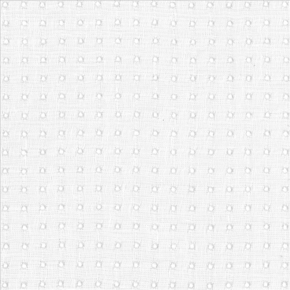 Swiss Dot Snow  by Kasmir Designer Fabric 1443 100% Linen
 CHINA Not Tested Horizontal: 4/8 inches and Vertical: 4/8 inches 52  - Swanky Fabrics -