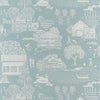 Thibaut Wallpaper BRIDGEWATER DAMASK - Metallic