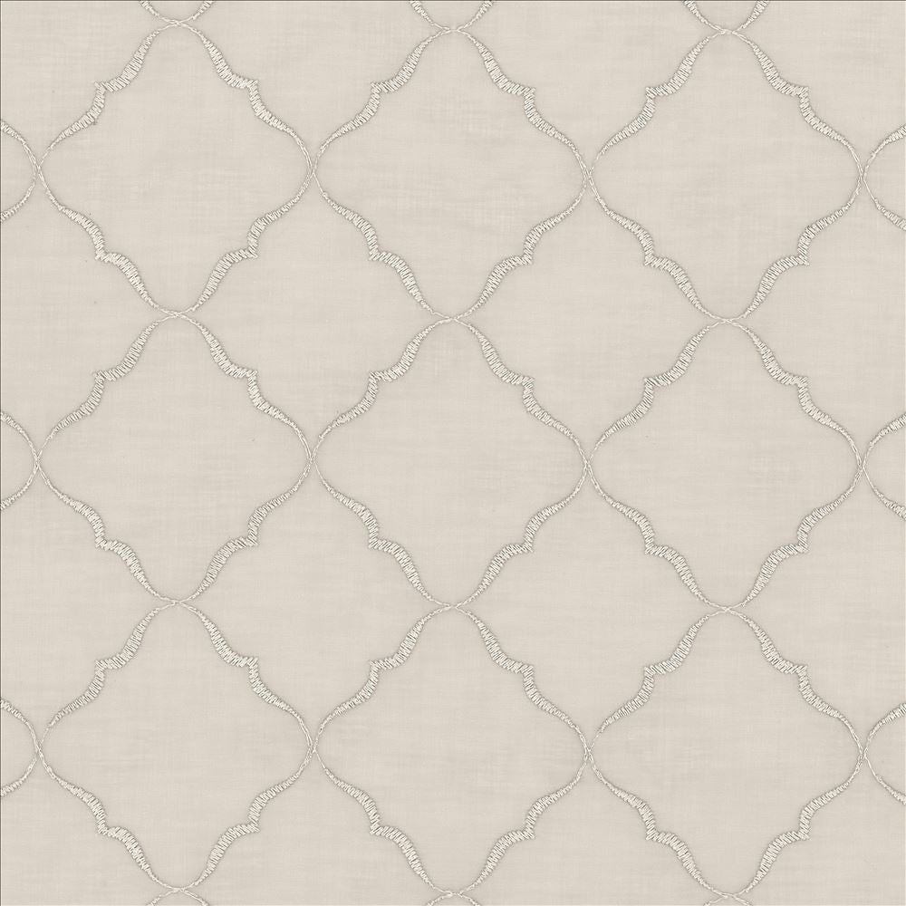 Tandoori Sheer Silver by Kasmir Designer Fabric 5077 100% Polyester
Embroidery
100% Polyester
 TURKEY </p><p>Repeat: Horizontal: 3 2/8 inches and Vertical: 3 2/8 inches 58 - 59 - Swanky Fabrics -