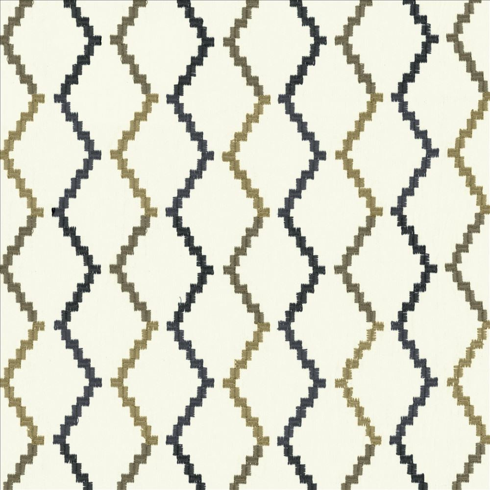 Tejas Slate by Kasmir Designer Fabric See sample 77% Cotton
23% Polyester
 INDIA Not Tested </p><p>Repeat: Horizontal: 4 inches and Vertical: 7 4/8 inches 58 - Swanky Fabrics -