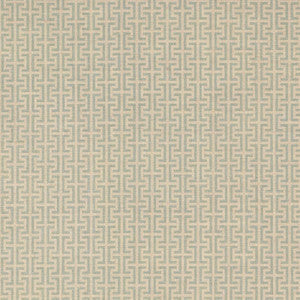 Schumacher Fabric Temple Aqua Temp003