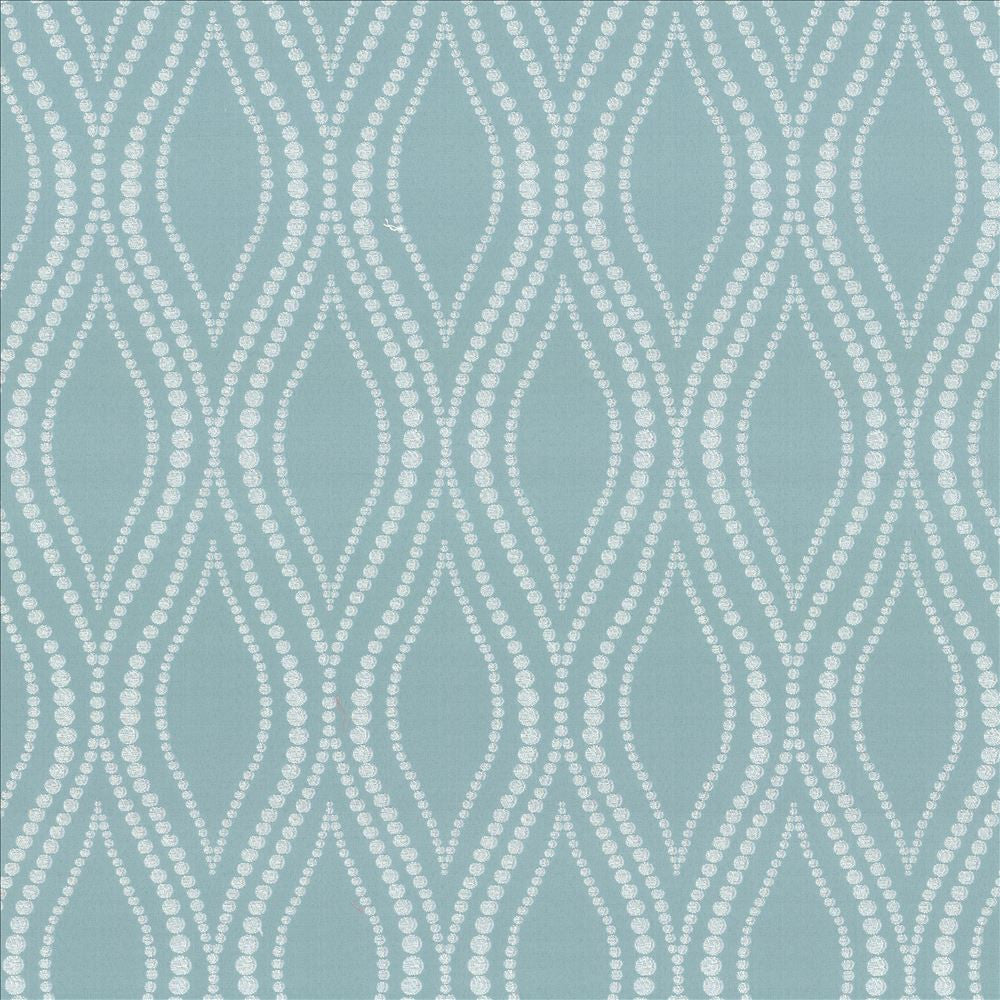 Tete-A-Tete Spa by Kasmir Designer Fabric 5089 79% Polyester 21% Rayon CHINA 12,000 Wyzenbeek Double Rubs Horizontal: 4 4/8 inches and Vertical: 10 4/8 inches 54 - Swanky Fabrics -