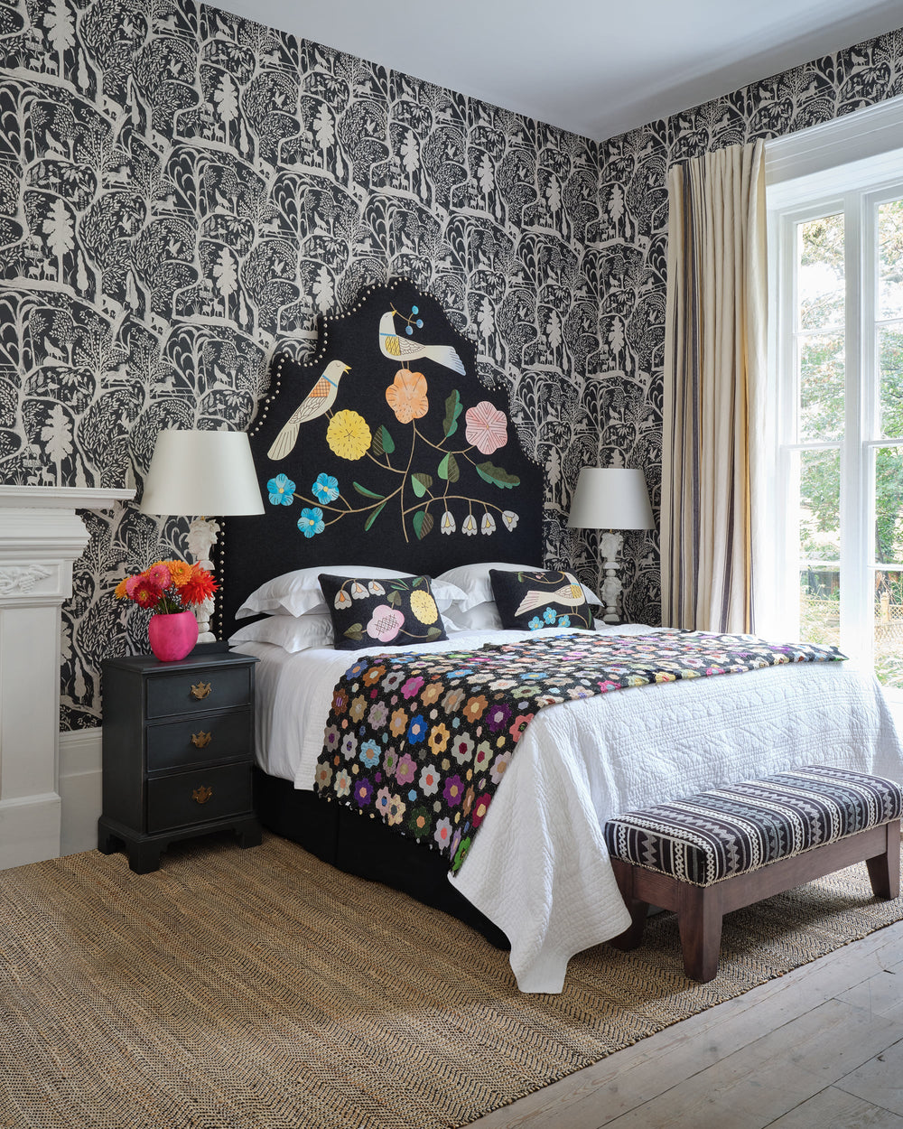 THE ENCHANTED WOODLAND Solstice Wallpaper (WP20815) by Mind The Gap | WP20815 | 1 roll x 52x900 cm / 20.47x354.33in | 0.52m / 20.5in | 9m / 354in | 4.68sqm / 50sq ft | 80cm / 31.4in | White, Grey | Non-woven Textured | Paste the wall | 1-roll in a box | Fabric Carolina | https://www.fabriccarolina.com/