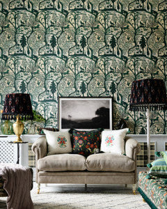 Mind the Gap Wallpaper Mind The Gap   THE ENCHANTED WOODLAND Green   (WP20549)