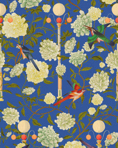 Mind the Gap Wallpaper Mind The Gap   THE GARDEN OF IMMORTALITY Lapis Blue   (WP20589)