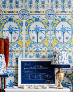 Mind the Gap Wallpaper Mind The Gap   THE VILLA Mural Yellow   (WP20575)