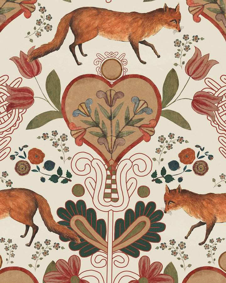 The Vixen Wallpaper by Mind the Gap Designer Wallpaper TRANSYLVANIAN ROOTS Textured Matte Made in Europe Paste the wall 3 rolls x 20.5 x 3.25 yards - Swanky Fabrics -