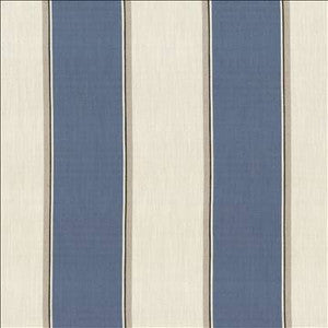 Kasmir Fabric Thoreau Stripe Indigo