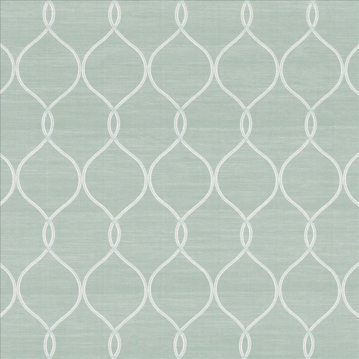 Tidepool Duckegg  by Kasmir Designer Fabric 1449 67% Polyester
33% Cotton
 INDIA Not Tested Horizontal: 5 3/8 inches and Vertical: 9 4/8 inches 53  - Swanky Fabrics -