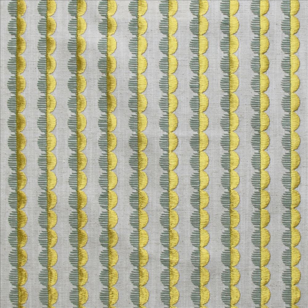 Tieling Lime  by Kasmir Designer Fabric 1477 83% Polyester 11% Cotton 6% Linen  INDIA  </p><p>Repeat: Horizontal: 1 1/8 inches and Vertical: 5/8 inches 53  - Swanky Fabrics -