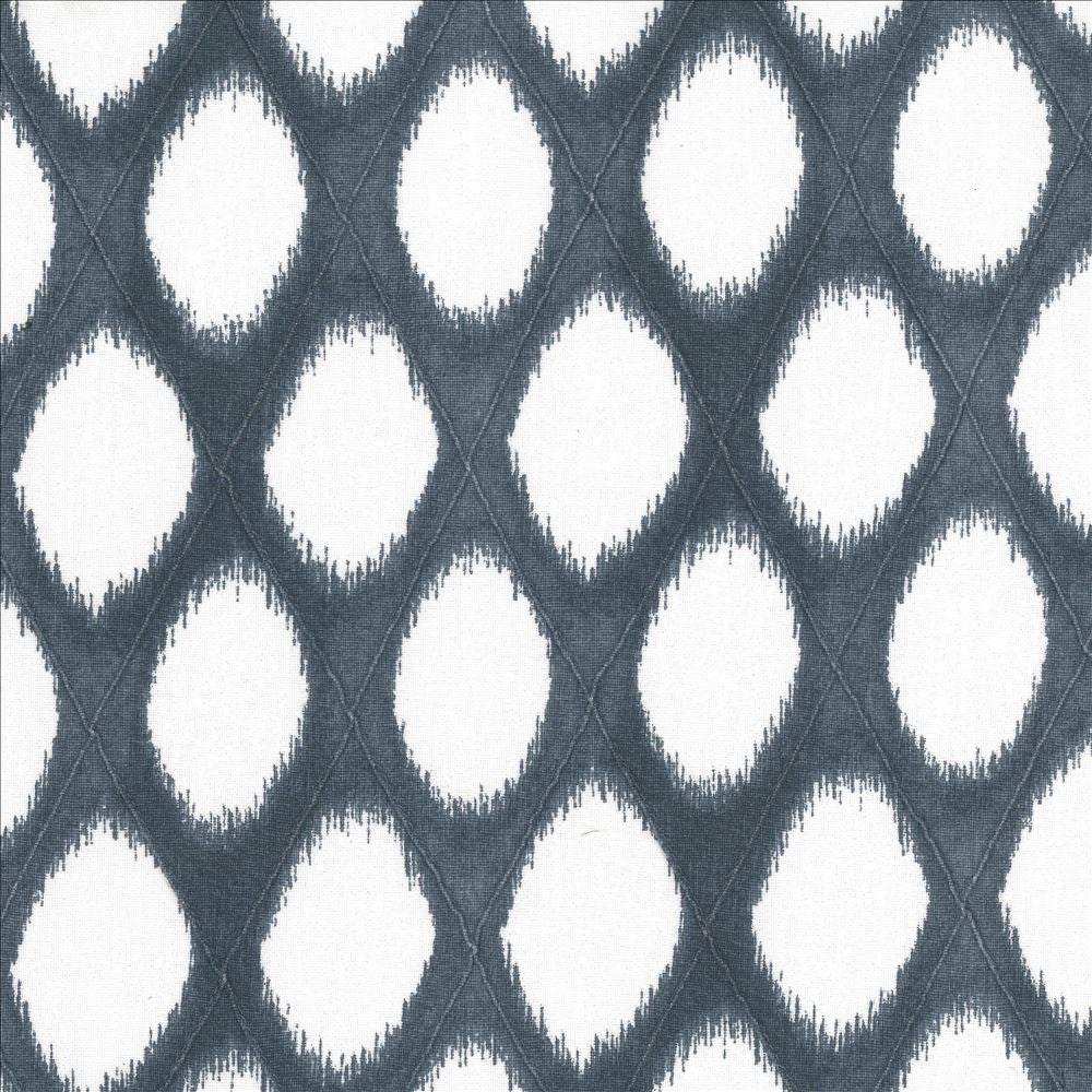 Timblethorne Blue Jay by Kasmir Designer Fabric 1441 100% Cotton INDIA 15,000 Wyzenbeek Double Rubs Horizontal: 2 5/8 inches and Vertical: 4 6/8 inches 58 - 59 - Swanky Fabrics -
