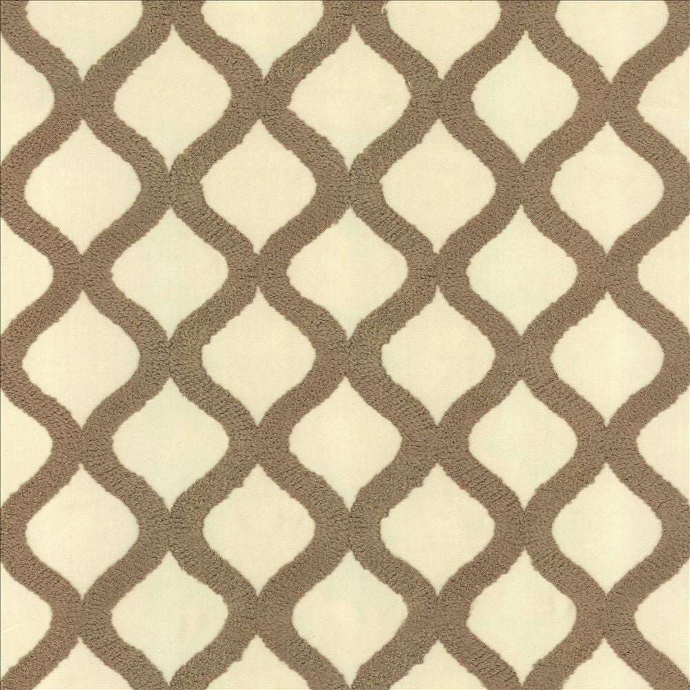 Time After Time Latte by Kasmir Designer Fabric 5111 100% Polyester
 INDIA </p><p>Repeat: Horizontal: 4 2/8 inches and Vertical: 4 4/8 inches 51 - 56 - Swanky Fabrics -