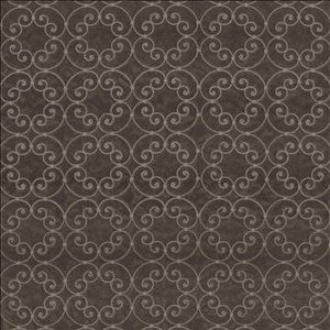 Kasmir Fabric Tracery Onyx Grey