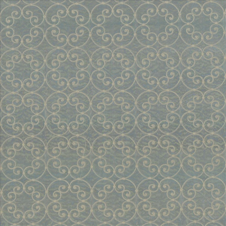 Tracery Steel Blue by Kasmir Designer Fabric 5073 100% Polyester
Embroidery
100% Polyester
 CHINA </p><p>Repeat: Horizontal: 5 6/8 inches and Vertical: 5 6/8 inches 56 - 58 - Swanky Fabrics -