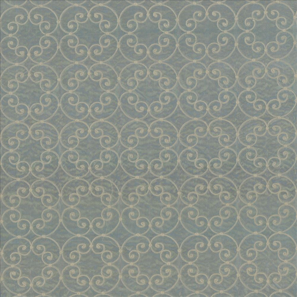 Tracery Steel Blue  by Kasmir Designer Fabric 5073 100% Polyester
Embroidery
100% Polyester
 CHINA Not Tested Horizontal: 5 6/8 inches and Vertical: 5 6/8 inches 56  - Swanky Fabrics -